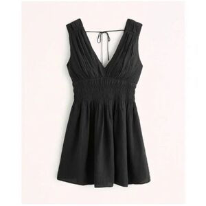 Abercrombie & Fitch Black Backless Dress
